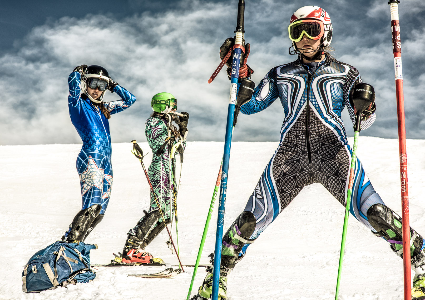 Kevin Steele - winter athletes and ski racers get ready